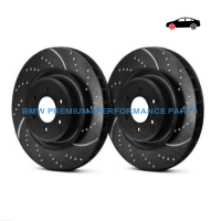 EBC BMW SERIA X5, X6 TARCZE HAMULCOWE PRZÓD SPORTOWE NACINANE I NAWIERCANE SERIA GD
