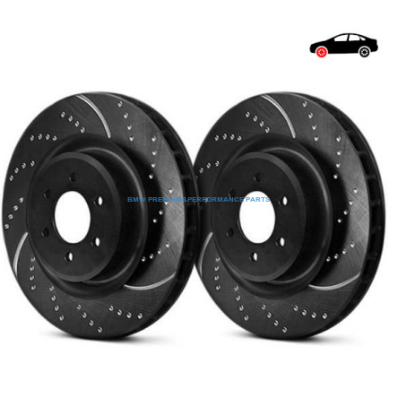 EBC BMW SERIA 1, 2, 3, 4, X1 TARCZE HAMULCOWE PRZÓD SPORTOWE NACINANE I NAWIERCANE SERIA GD