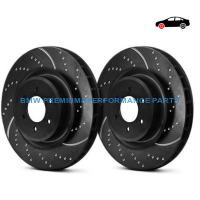 EBC BMW SERIA 1, 2, 3, 4, X1 TARCZE HAMULCOWE PRZÓD SPORTOWE NACINANE I NAWIERCANE SERIA GD