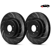 EBC BMW SERIA 1, 2, 3, 4, X1 TARCZE HAMULCOWE PRZÓD SPORTOWE NACINANE I NAWIERCANE SERIA GD