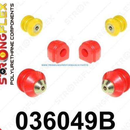 STRONGFLEX ZESTAW ZAWIESZENIA PRZEDNIEGO BMW SERIA 1, 2, 3, 4