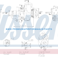 NISSENS TURBOSPRĘŻARKA BMW M47 SERIA 1 | E87