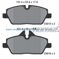 TEXTAR Q+ KLOCKI HAMULCOWE PRZÓD BMW 1 E81 E82 E87 E88 2F45