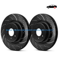 EBC BMW SERIA 1, 2, 3, 4 TARCZE HAMULCOWE TYŁ SPORTOWE NACINANE I NAWIERCANE SERIA GD