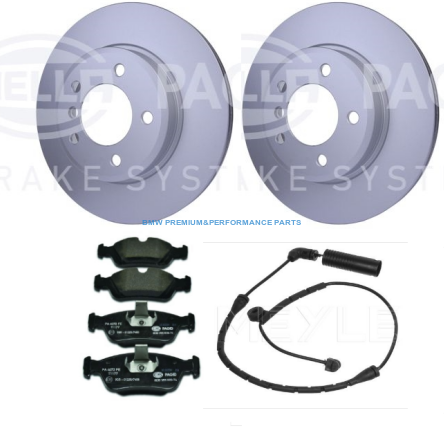 PAGID TARCZE I KLOCKI HAMULCOWE PRZÓD BMW SERII ROADSTER S (E85), 3 Compact (E46), 3 (E46), 3 kabriolet (E46), 3 (E46),  Z3 (E36), Z3 (E36), Z4 (E85)