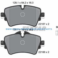 TEXTAR Q+ KLOCKI HAMULCOWE PRZÓD BMW 2 F45 F46 X2 F39