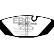 EBC KLOCKI TYŁ BMW SERIA 3, 5, 6, 7, Z1 GREENSTUFF - 2