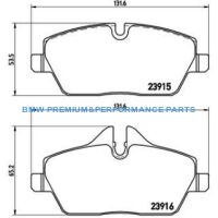 BREMBO KLOCKI HAMULCOWE PRZÓD BMW 1 E81 E82 E87 E88