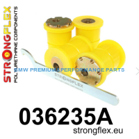 STRONGFLEX ZESTAW NIECENTRYCZNYCH TULEI WAHACZY TYLNYCH SPORT BMW SERIA 5, 6, 7