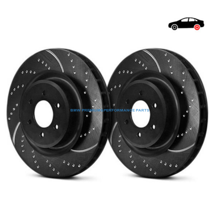 EBC BMW SERIA 3 TARCZE HAMULCOWE TYŁ SPORTOWE NACINANE I NAWIERCANE SERIA GD