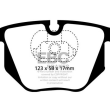 EBC BMW SERIA 3, 7, X3, Z4 TYŁ ZESTAW WYŚCIGOWYCH KLOCKÓW KLOCKÓW HAMULCOWYCH RP-1 RACING - 3