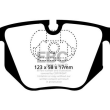 EBC BMW SERIA 3, 7, X3, Z4 TYŁ ZESTAW WYŚCIGOWYCH KLOCKÓW KLOCKÓW HAMULCOWYCH RP-1 RACING - 4