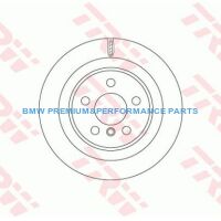 TRW TARCZE HAMULCOWE BMW 2 F45 F46 X1 F48 X2 F39 TYŁ 300X20MM