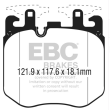 EBC KLOCKI PRZÓD BMW SERIA 3, 5, 6, 7 REDSTUFF - 2