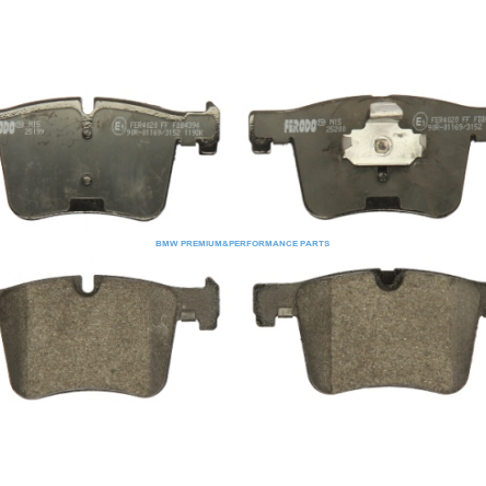 FERODO KLOCKI PRZÓD BMW SERIA 1, 2, 3, 4, X3, X4