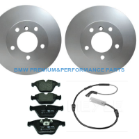  HELLA TARCZE I KLOCKI HAMULCOWE PRZÓD BMW SERII  3 (E92), 3 (E90), 3 (E93), 3 (E91), X1 (E84)