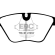 EBC BMW SERIA 5, 7, Z3, Z4 PRZÓD ZESTAW WYŚCIGOWYCH KLOCKÓW HAMULCOWYCH SERIA RP-1 RACING  - 3