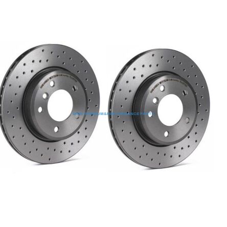 BREMBO XTRA TARCZE HAMULCOWE NAWIERCANE BMW 1 E81 E82 E87 E88 3 E90 PRZÓD 292X22MM