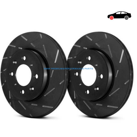 EBC BMW SERIA 1, 2, X1, X2 TARCZE HAMULCOWE PRZÓD SPORTOWE NACINANE SERIA USR