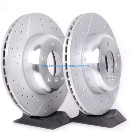 OE BMW SERIA 1, 3 TARCZA HAMULCOWA TYŁ NAWIERCANA I NACINANA LEWA