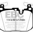 EBC KLOCKI PRZÓD BMW SERIA M2, M3, M4 - 3
