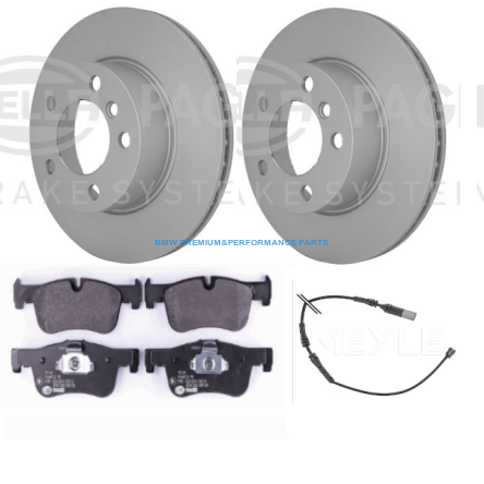 PAGID TARCZE I KLOCKI HAMULCOWE PRZÓD BMW SERII 1 (F20), 1 (F21), 1 Van (F20), 2 (F22, F87)
