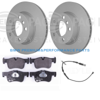 PAGID TARCZE I KLOCKI HAMULCOWE PRZÓD BMW SERII 1 (F20), 1 (F21), 1 Van (F20), 2 (F22, F87)