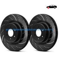 EBC BMW SERIA 1, 3, X1 TARCZE HAMULCOWE PRZÓD SPORTOWE NACINANE I NAWIERCANE  SERIA GD
