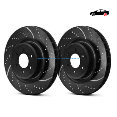 EBC BMW SERIA 3 TARCZE HAMULCOWE TYŁ SPORTOWE NACINANE I NAWIERCANE SERIA GD