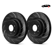 EBC BMW SERIA 3 TARCZE HAMULCOWE TYŁ SPORTOWE NACINANE I NAWIERCANE SERIA GD