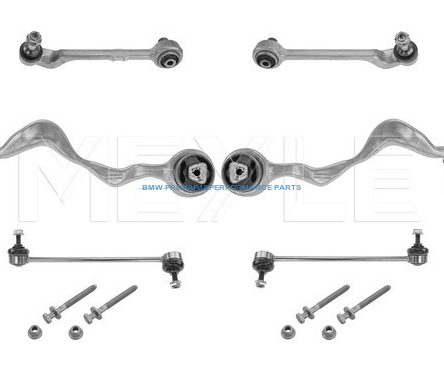 BMW E81 / E87 / E82 / E88 / E90 / E91 / E92 / E93 / E84 KOMPLETNY ZESTAW WAHACZY MEYLE HD