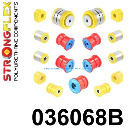 STRONGFLEX KOMPLETNY ZESTAW ZAWIESZENIA BMW SERIA 2, 3, 4 F22 F23 F30 F31 F34 F32 F33 F36 M2 M3 M4