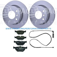 HELLA TARCZE I KLOCKI HAMULCOWE TYŁ BMW SERII 3 (E46), 3 (E46), 3 (E46), 3 (E46)