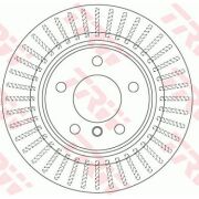 TRW TARCZE HAMULCOWE BMW 1 E82 E88  TYŁ 300X20MM