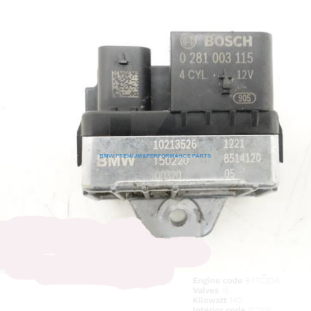 OE BMW STEROWNIK ŚWIEC ŻAROWYCH BMW SERIA 1, 2, 3, 4, 5, 7, X1, X2, X3, X4, X5