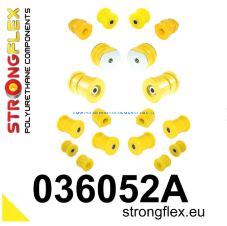 STRONGFLEX ZESTAW TULEI ZAWIESZENIA SPORT BMW SERIA 5