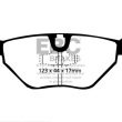 EBC KLOCKI TYŁ BMW SERIA 5, 7, Z3 REDSTUFF - 3