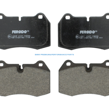 FERODO KLOCKI PRZÓD BMW SERIA 5, 7, 8