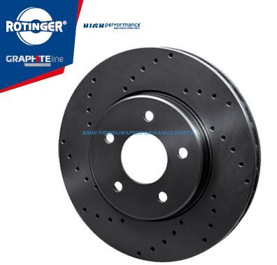ROTINGER BMW SERIA 1, 2, 3, 4, X1 TARCZE HAMULCOWE PRZÓD NAWIERCANE