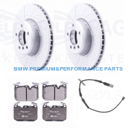HELLA TARCZE I KLOCKI HAMULCOWE PRZÓD BMW SERII  2 (F22, F87), 3 (F30, F80), 3 (F34), 3 (F31), 4 (F32, F82), 4 (F36), 4 (F33, F83)