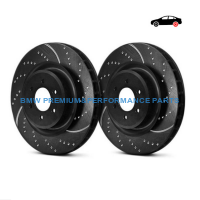 EBC BMW SERIA 5, 6 TARCZE HAMULCOWE TYŁ SPORTOWE NACINANE I NAWIERCANE SERIA GD