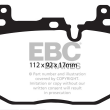 EBC KLOCKI PRZÓD BMW SERIA 1, 2, 3, 4 REDSTUFF - 3