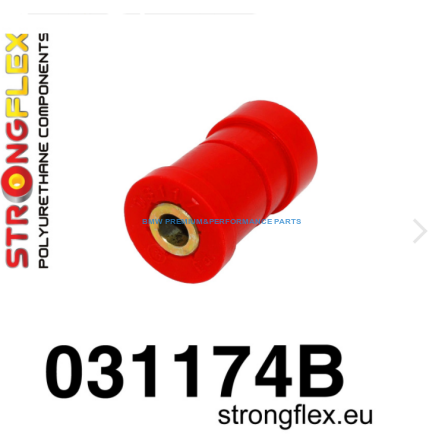 STRONGFLEX TULEJA WAHACZA TYLNEGO GÓRNEGO POPRZECZNEGO STRONA WEWNĘTRZNA BMW SERIA 3, X3, Z4