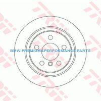TRW TARCZE HAMULCOWE BMW 2 F45 F46 X1 F48 X2 F39 TYŁ 280X10MM