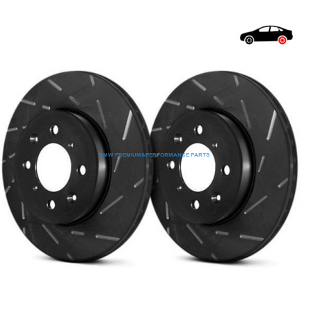 EBC BMW SERIA 1, 2, X1, X2 TARCZE HAMULCOWE TYŁ SPORTOWE NACINANE SERIA USR