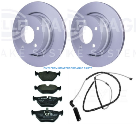 HELLA TARCZE I KLOCKI HAMULCOWE TYŁ BMW SERII Z4 coupe (E86), Z4 Roadster (E85)
