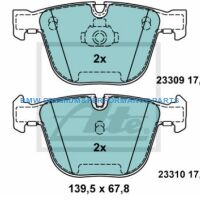 ATE CERAMIC KLOCKI HAMULCOWE CERAMICZNE TYŁ BMW 1 3 5 6 7 X5 X6