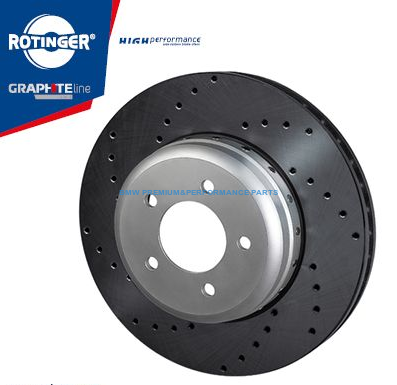 ROTINGER BMW SERIA 1, 2, 3, 4 TARCZE HAMULCOWE TYŁ NAWIERCANE