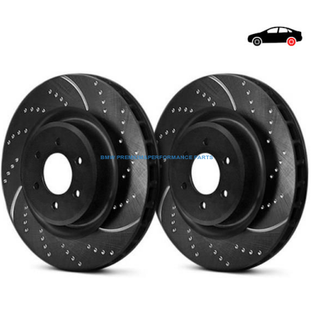 EBC BMW SERIA 1, 3 TARCZE HAMULCOWE TYŁ SPORTOWE NACINANE I NAWIERCANE SERIA GD