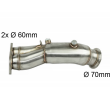 DOWNPIPE BMW SERIA 1, 3 E82, E88, E90, E91, E92 N55 - 3